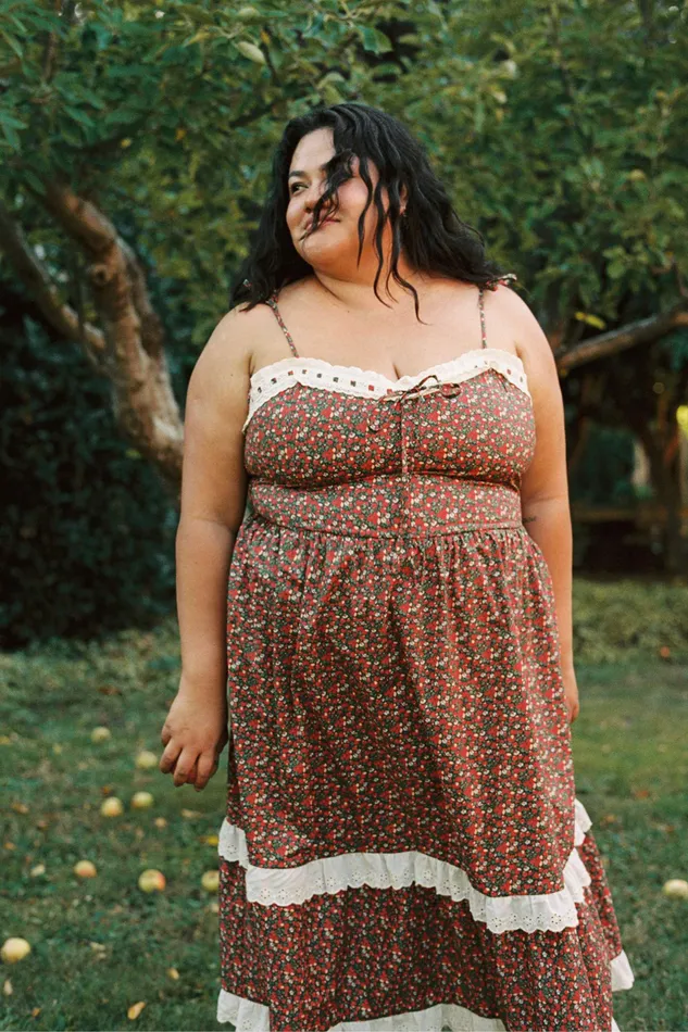 Women The Emma Dress Extended Evergreen Apple Harvest Extended Sizing Christy Dawn