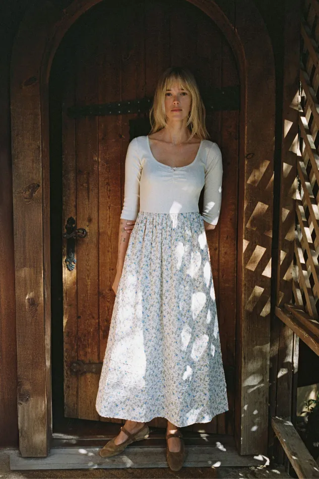 Women The Evelyn Dress Sea Spray Dresses Christy Dawn Women The Evelyn Dress Sea Spray Dresses Christy Dawn
