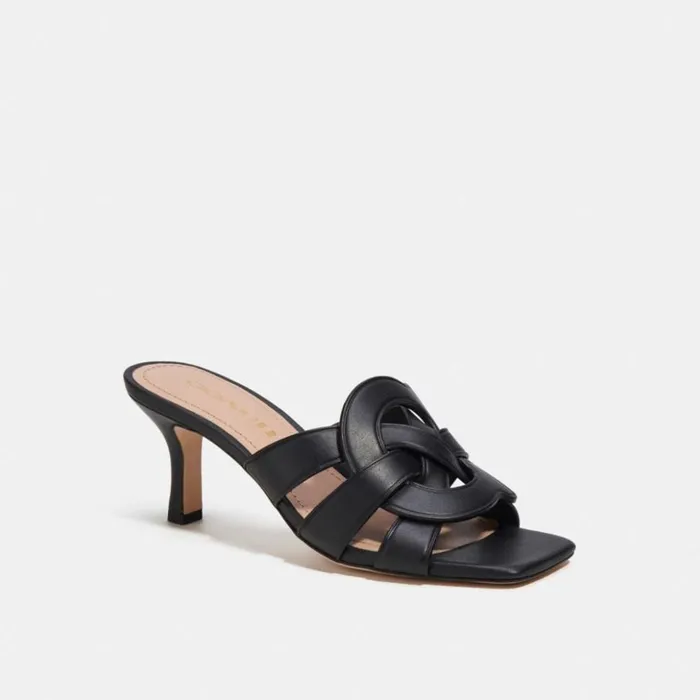 Women Tillie Sandal Black Coach Sandals