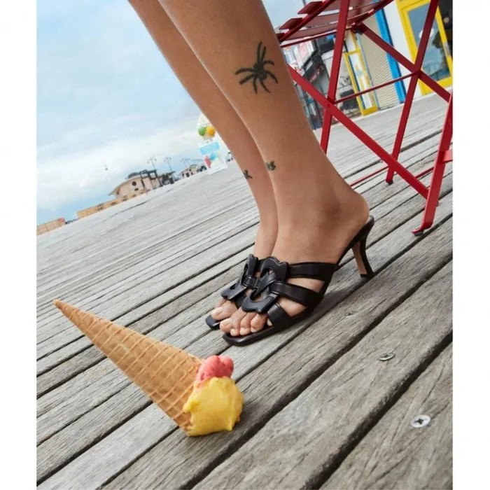 Women Tillie Sandal Black Coach Sandals