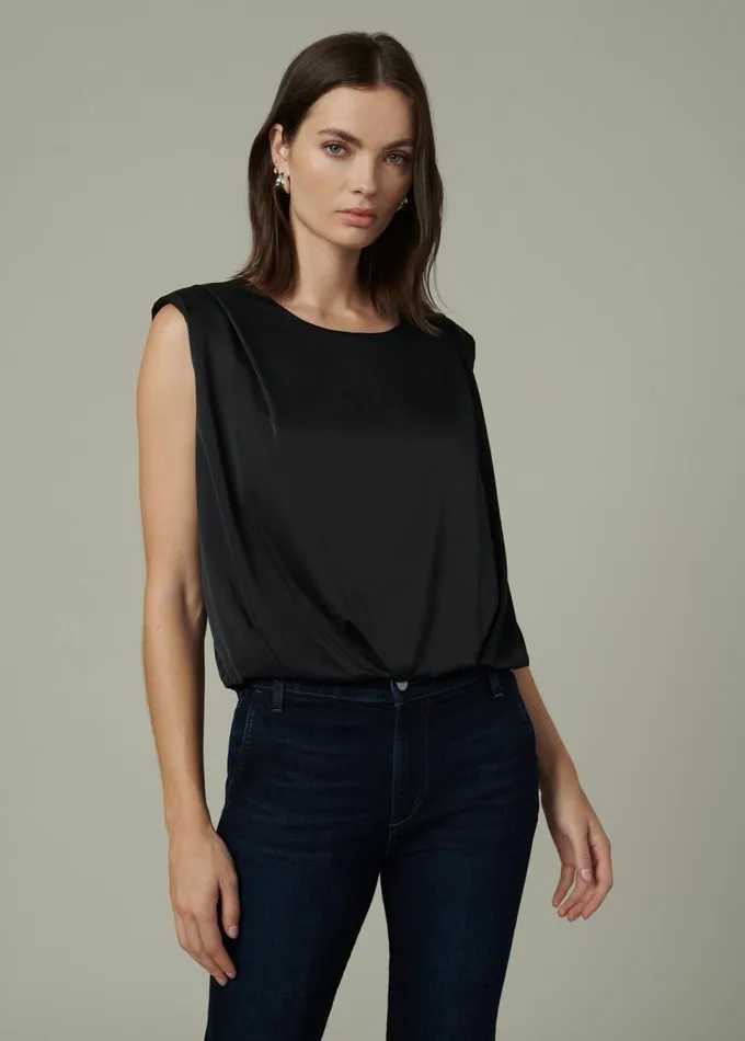 Women Tops Joe039s Jeans THE VICTORIA SLEEVELESS TOP Black