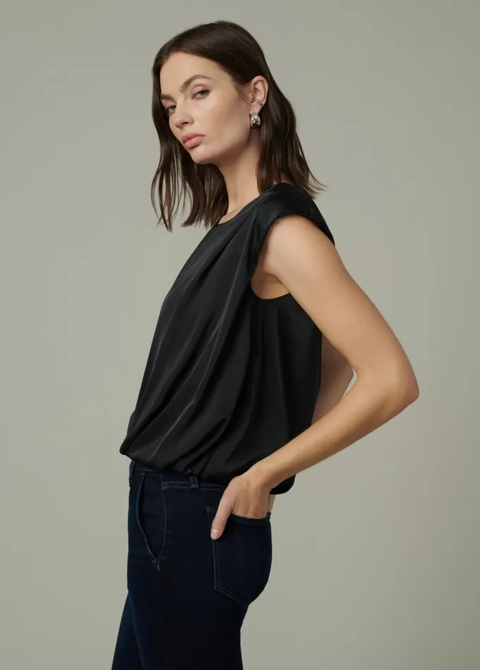 Women Tops Joe039s Jeans THE VICTORIA SLEEVELESS TOP Black