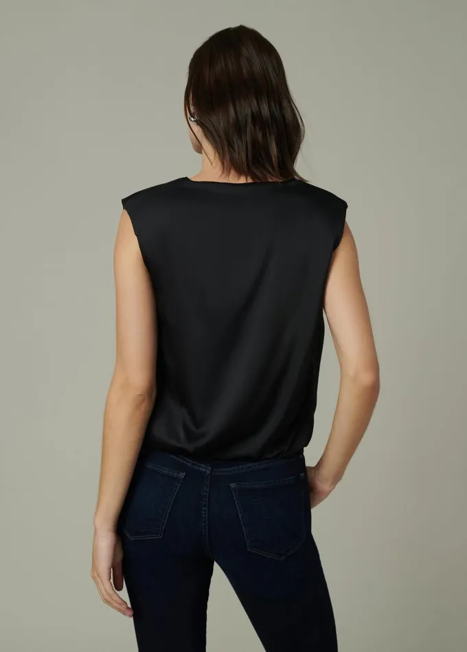 Women Tops Joe039s Jeans THE VICTORIA SLEEVELESS TOP Black