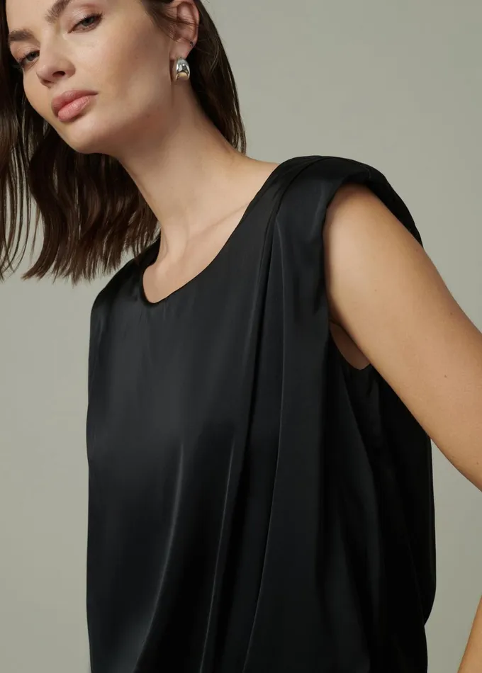 Women Tops Joe039s Jeans THE VICTORIA SLEEVELESS TOP Black