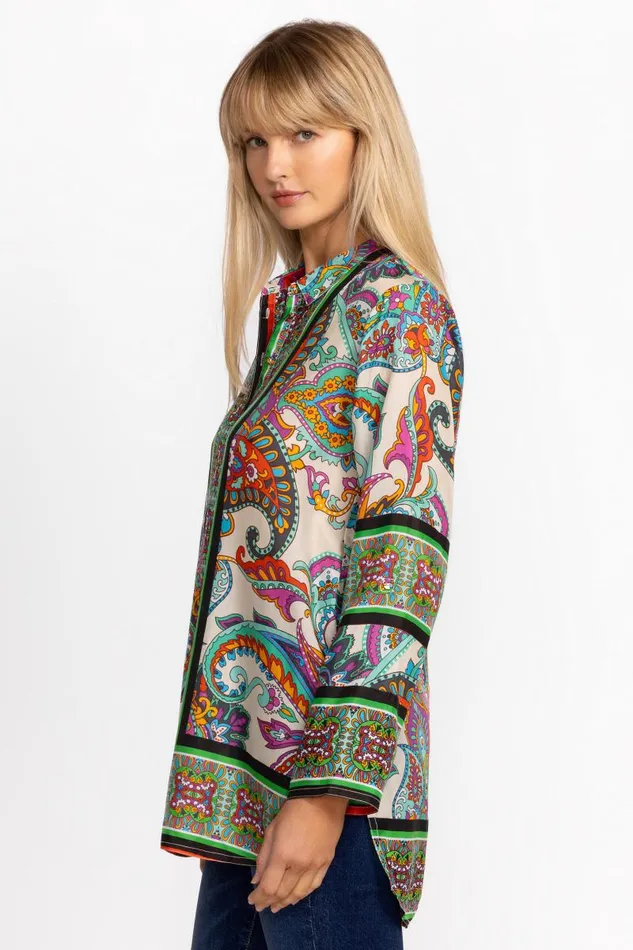 Women Tops Johnny Was DELIA TUNIC Cachemir Scarf Print