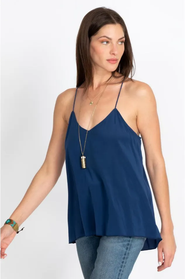 Women Tops Johnny Was ETTA CAMI TOP Blue Night