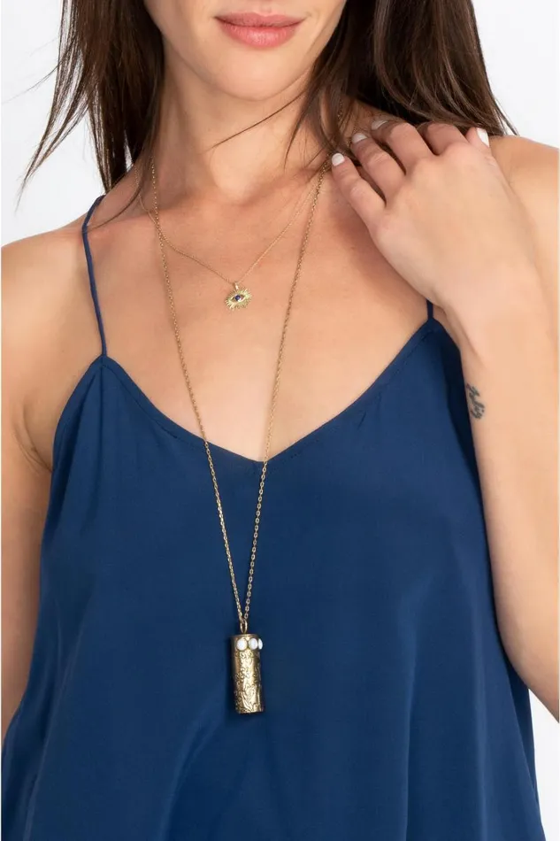 Women Tops Johnny Was ETTA CAMI TOP Blue Night