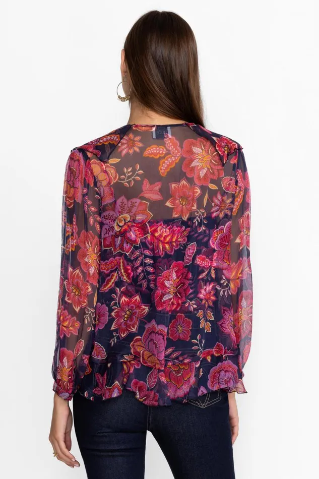 Women Tops Johnny Was KIKO RUFFLE BLOUSE Petria Women Tops Johnny Was KIKO RUFFLE BLOUSE Petria