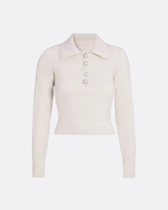 Women Tops Safiyaa Ekol Barely Pink Knit Top Barely Pink