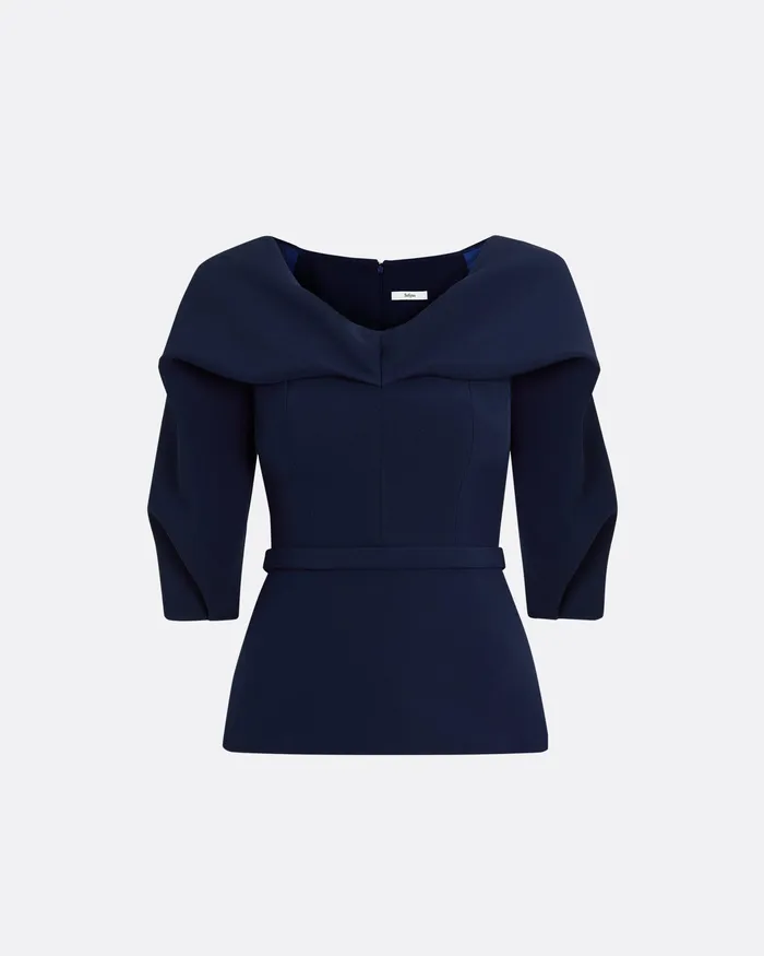 Women Tops Safiyaa Noria Maritime Top Maritime Blue