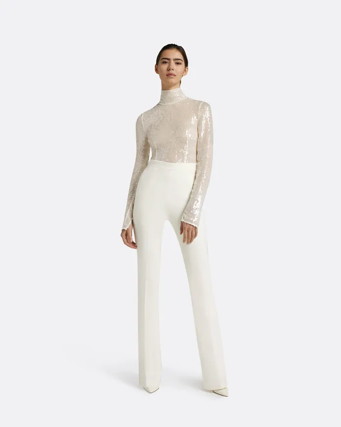 Women Trace Ivory Top Ivory Bridal Safiyaa