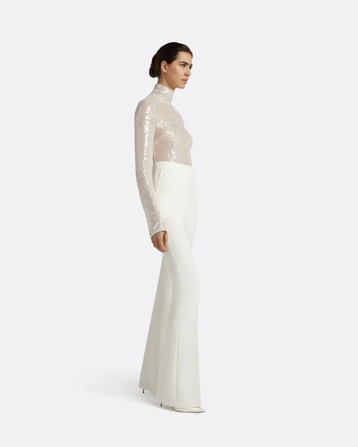 Women Trace Ivory Top Ivory Bridal Safiyaa