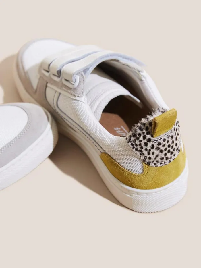 Women TRAINERS White Stuff Tabitha Velcro Leather Trainer White Multi Women TRAINERS White Stuff Tabitha Velcro Leather Trainer White Multi