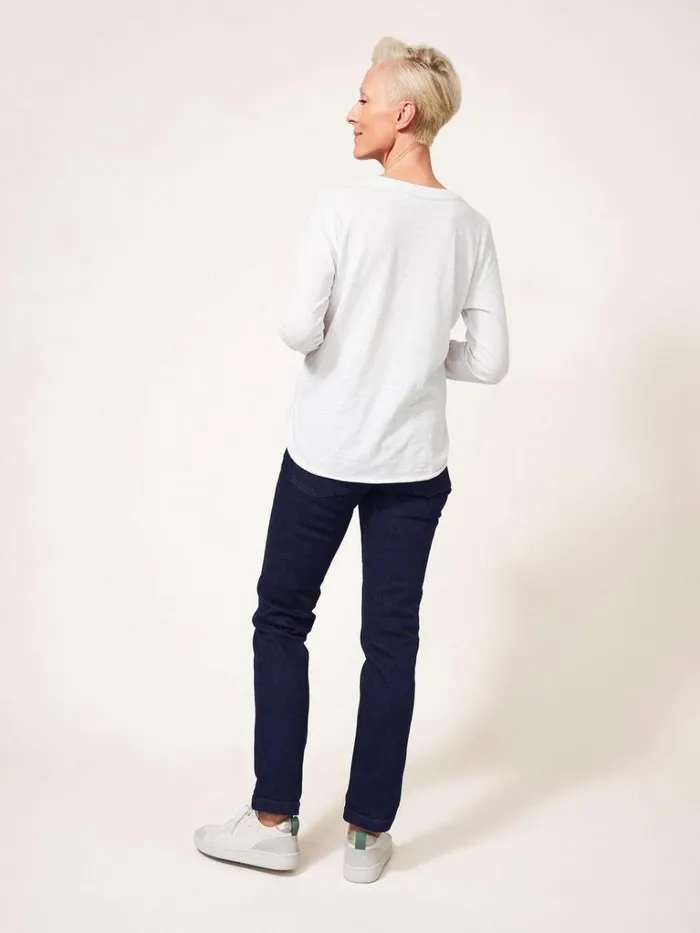 Women TROUSERS White Stuff Brooke Straight Jeans Dk Denim Women TROUSERS White Stuff Brooke Straight Jeans Dk Denim