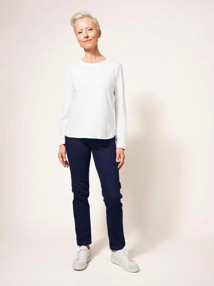 Women TROUSERS White Stuff Brooke Straight Jeans Dk Denim Women TROUSERS White Stuff Brooke Straight Jeans Dk Denim
