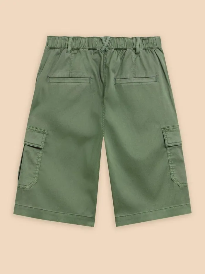 Women TROUSERS White Stuff Everleigh Cargo Shorts Mid Green Women TROUSERS White Stuff Everleigh Cargo Shorts Mid Green