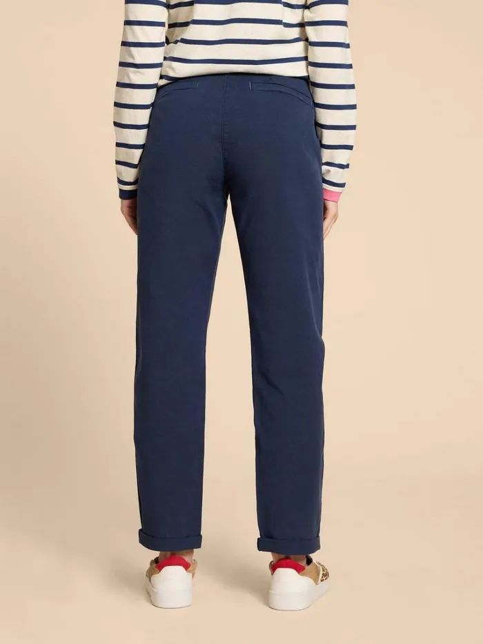 Women TROUSERS White Stuff Twister Chino Trouser Dark Navy Women TROUSERS White Stuff Twister Chino Trouser Dark Navy