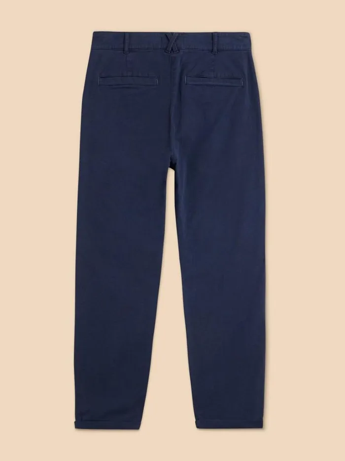 Women TROUSERS White Stuff Twister Chino Trouser Dark Navy Women TROUSERS White Stuff Twister Chino Trouser Dark Navy