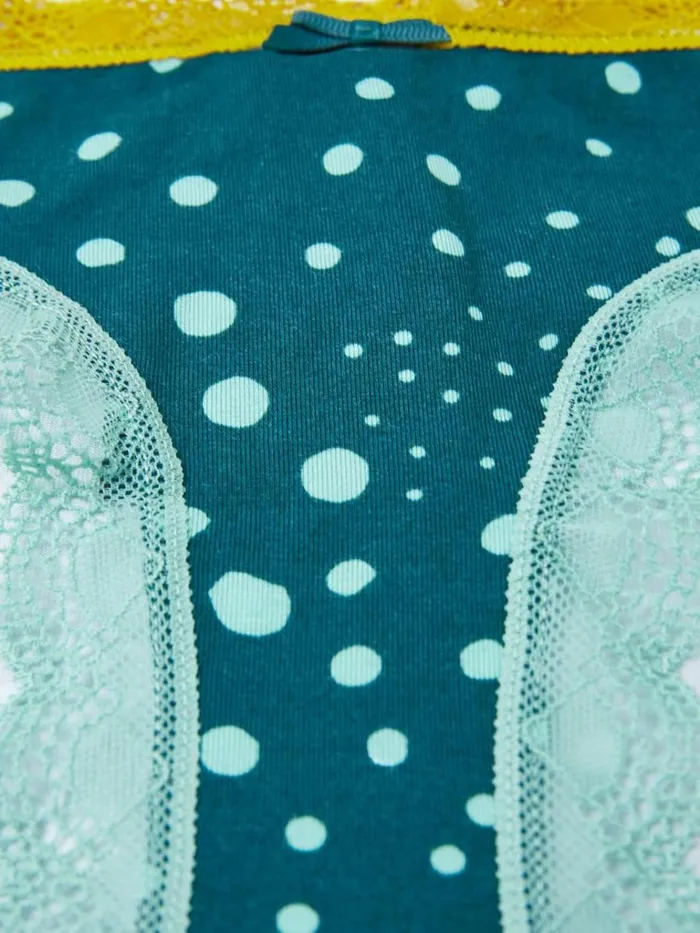 Women UNDERWEAR White Stuff Knicker Teal Multi