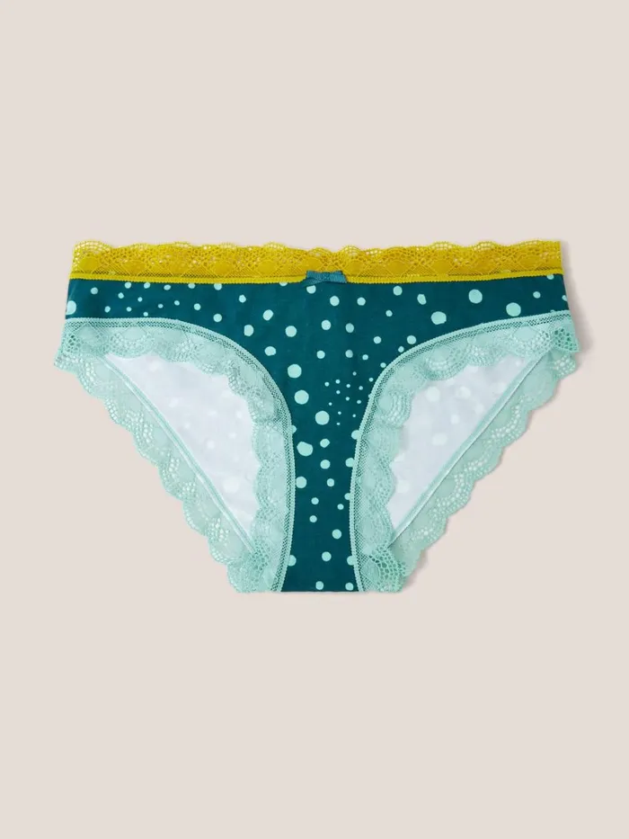 Women UNDERWEAR White Stuff Knicker Teal Multi