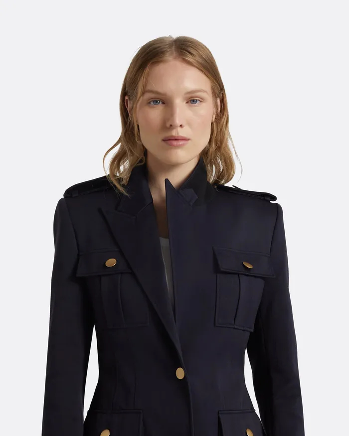 Women Ursa Midnight Navy Jacket Midnight Navy Jackets and Coats Safiyaa
