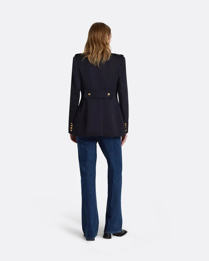 Women Ursa Midnight Navy Jacket Midnight Navy Jackets and Coats Safiyaa