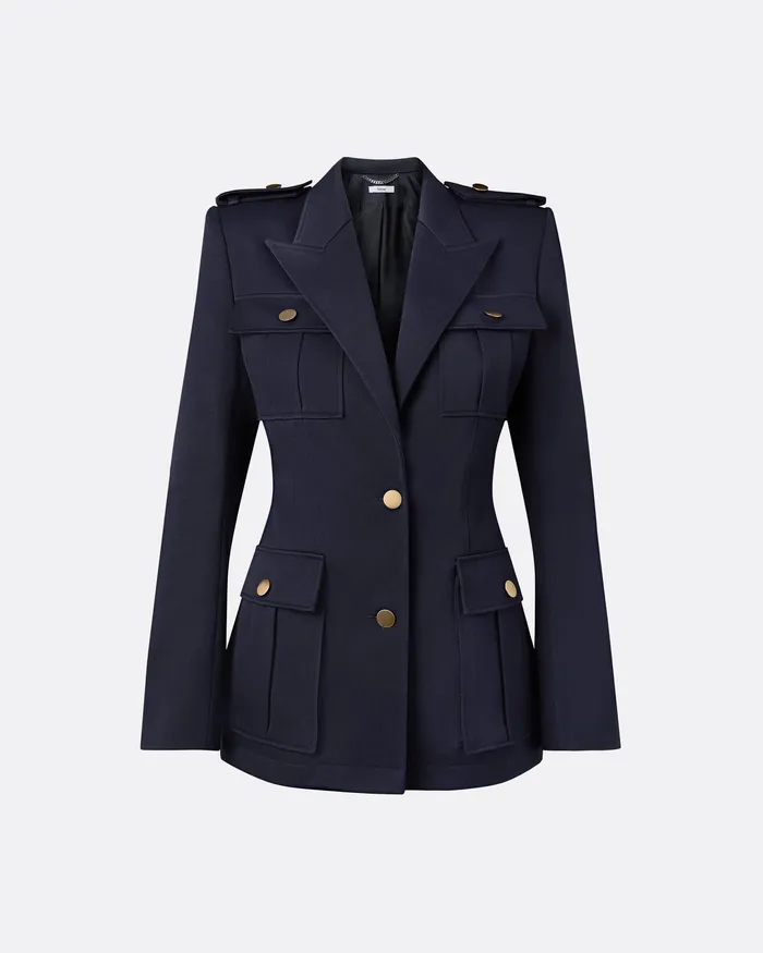 Women Ursa Midnight Navy Jacket Midnight Navy Jackets and Coats Safiyaa