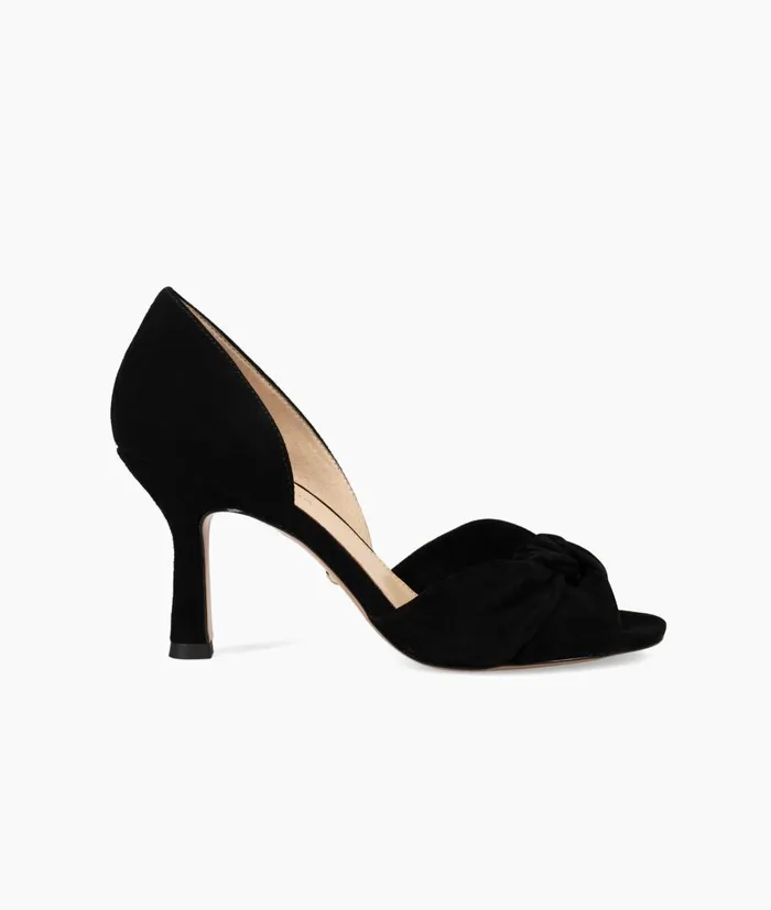 Women Wayan Mid Heel 8211 Black Pelle Moda High Heels