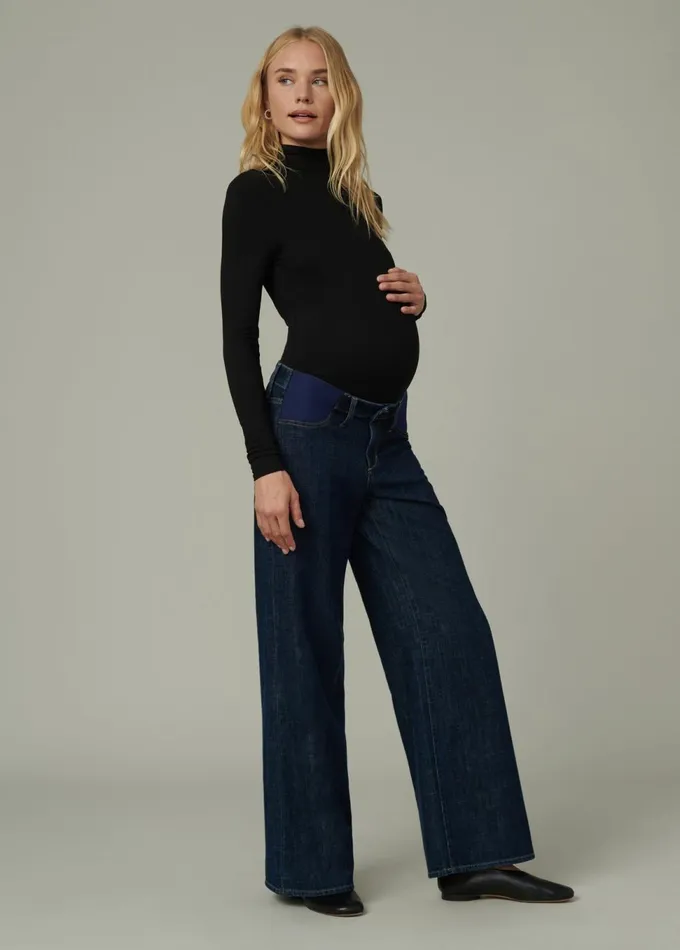 Women Wide Leg Joe039s Jeans THE LOU LOU MATERNITY Out Of Control