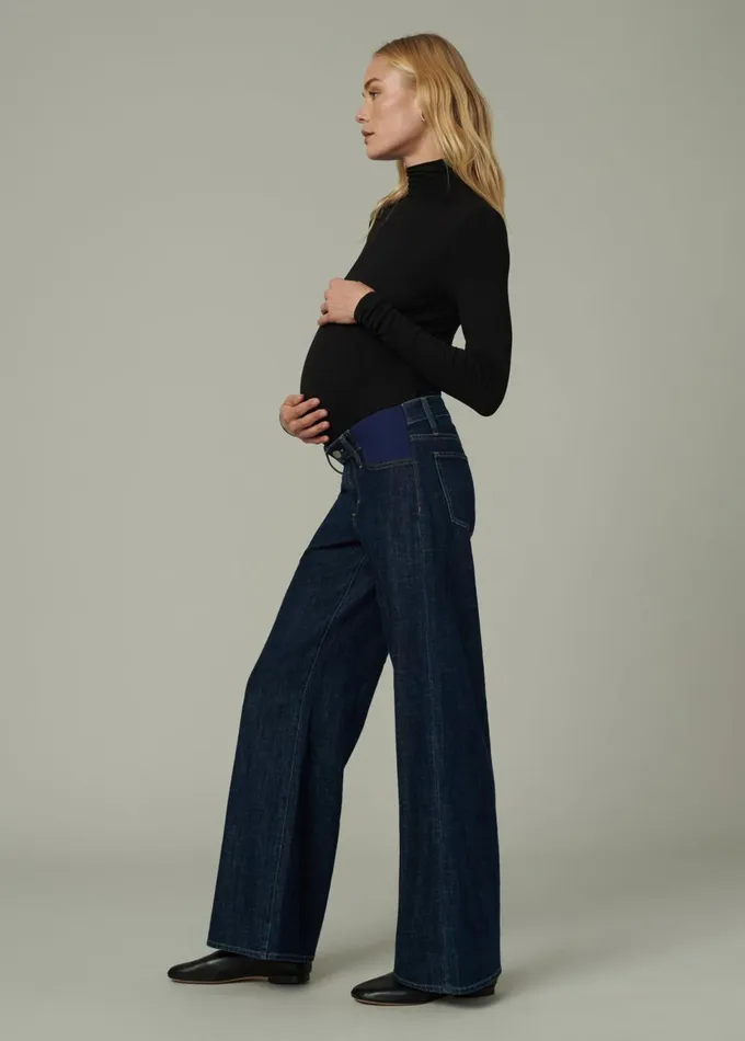 Women Wide Leg Joe039s Jeans THE LOU LOU MATERNITY Out Of Control