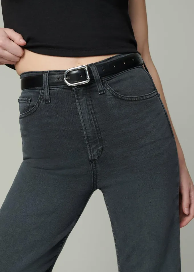 Women Wide Leg Joe039s Jeans THE MIA Black Cat