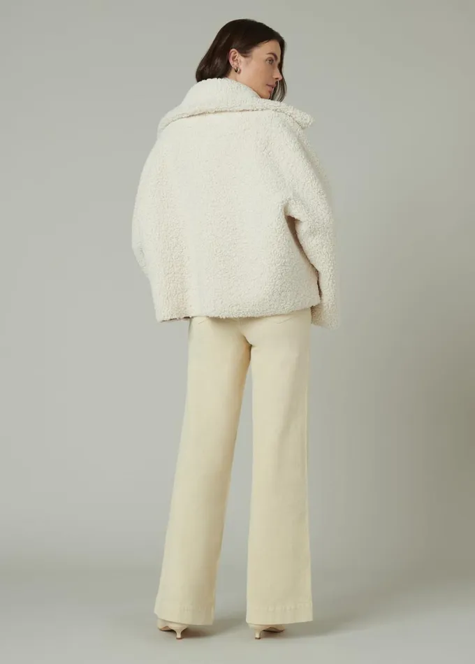 Women Wide Leg Joe039s Jeans THE MIA Creme Brulee