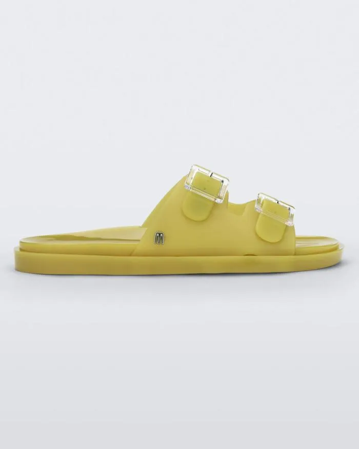 Women Wide Slide Yellow Melissa Slides