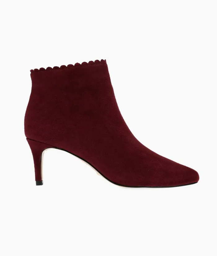 Women Yilo Bootie 8211 Port Wine Pelle Moda High Heels