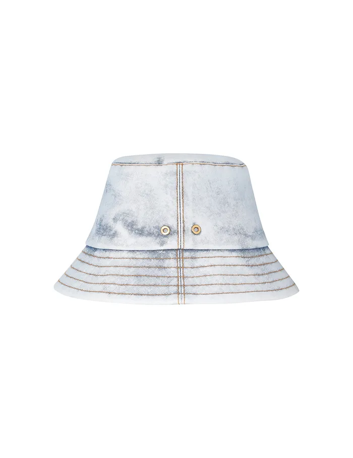 Women Zimmermann Accessories Denim Bucket Hat Denim