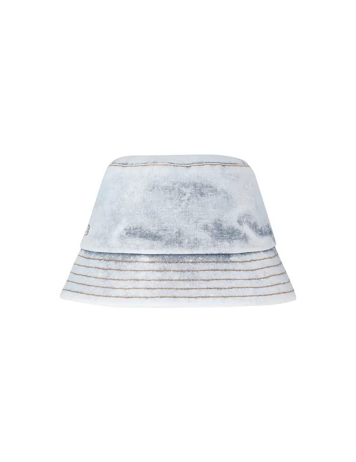 Women Zimmermann Accessories Denim Bucket Hat Denim