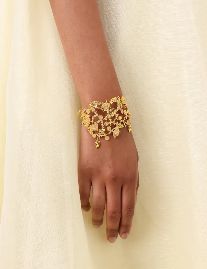 Women Zimmermann Bracelets Bloom Bracelet Goldgreen