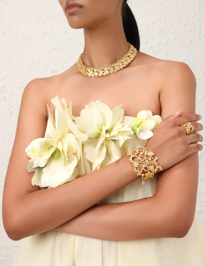Women Zimmermann Bracelets Bloom Bracelet Goldgreen