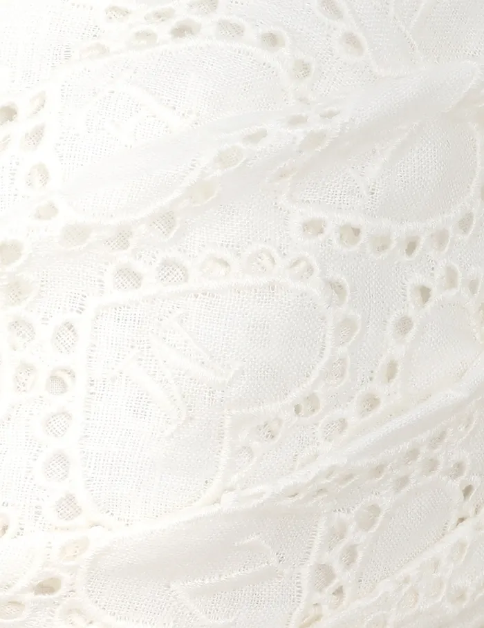 Women Zimmermann Clothing Crush Embroidered Bralette Ivory