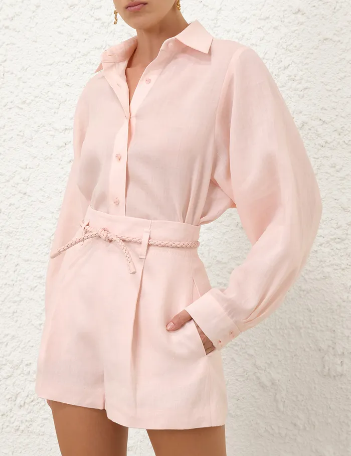 Women Zimmermann Clothing Crush Oversized Shirt Pink