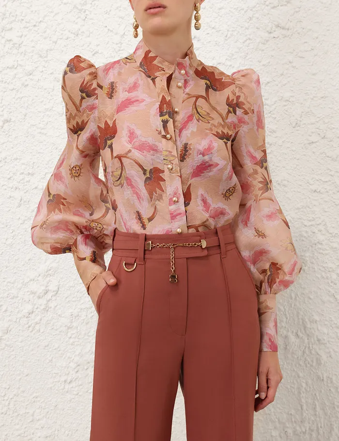 Women Zimmermann Clothing Illustration Floral Blouse Myrtle Eden