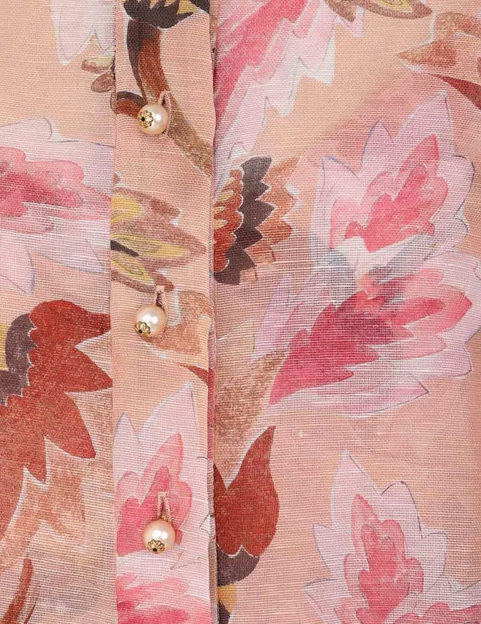 Women Zimmermann Clothing Illustration Floral Blouse Myrtle Eden