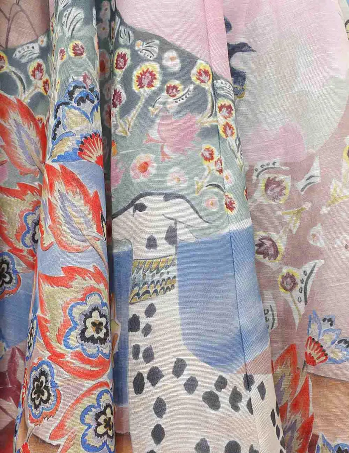 Women Zimmermann Clothing Illustration Godet Skirt Eden Garden