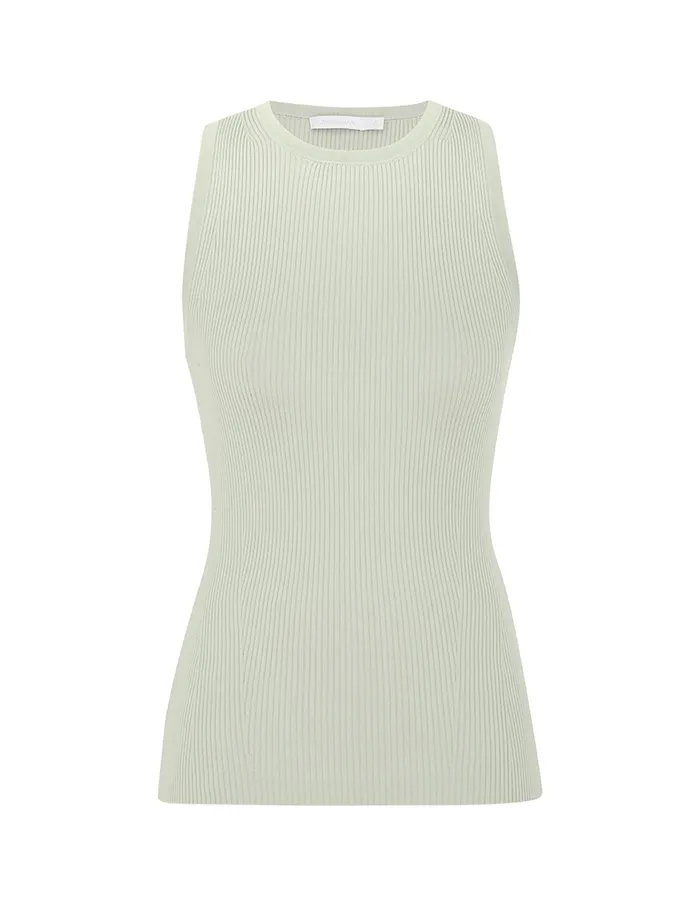 Women Zimmermann Clothing Tallow Knit Racer Tank Mint