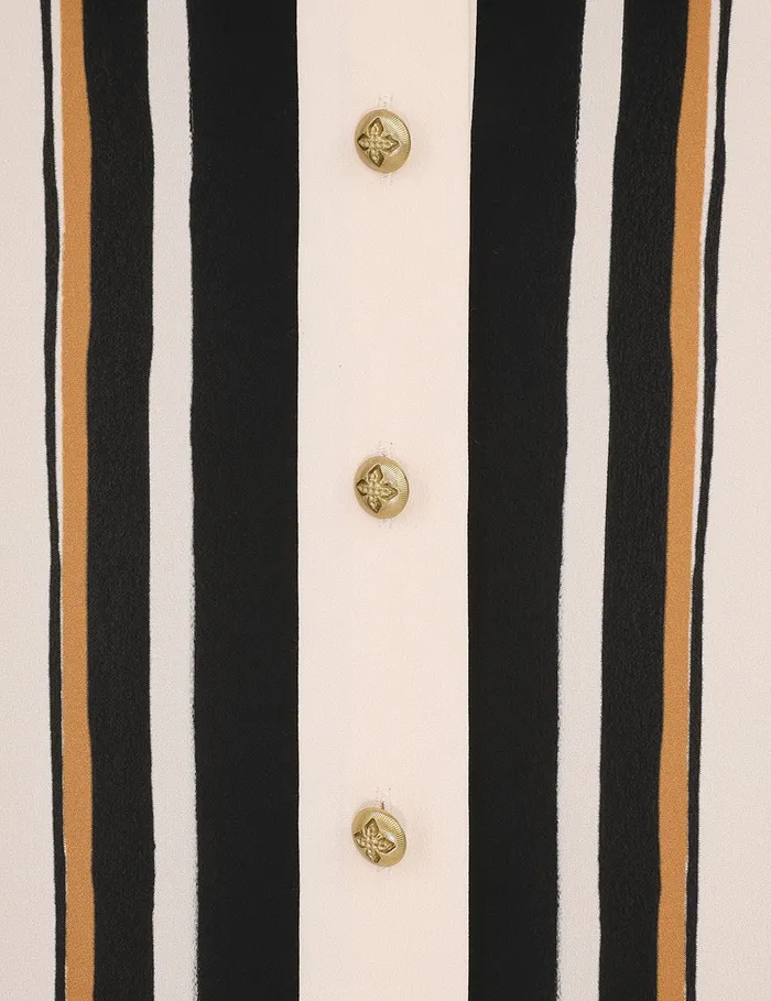 Women Zimmermann Clothing Tie Neck Mini Dress Stripe