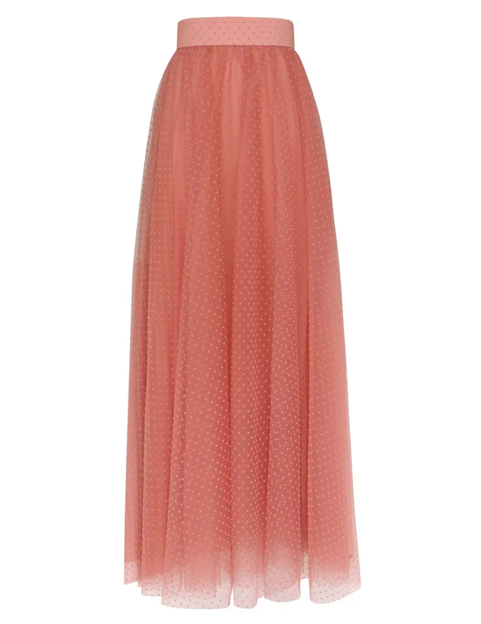 Women Zimmermann Clothing Tulle Skirt Blush