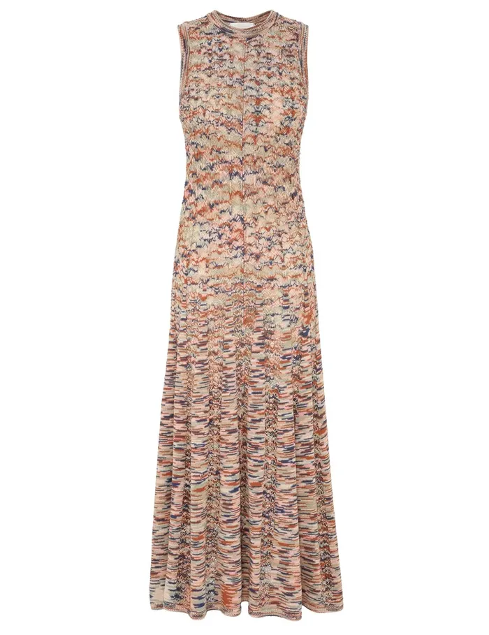 Women Zimmermann Dresses and Coverups Wylie Tank Knit Dress Multi
