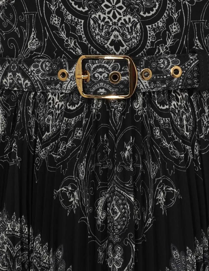 Women Zimmermann Dresses Sunray Halter Picnic Dress Black Paisley