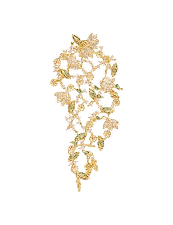 Women Zimmermann Earrings Bloom Drop Earring Goldgreen