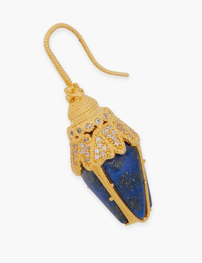 Women Zimmermann Earrings Bloom Teardrops Goldlapis